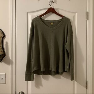 Eddie Bauer 2XL Sage Green Thermal long sleeve top. EUC